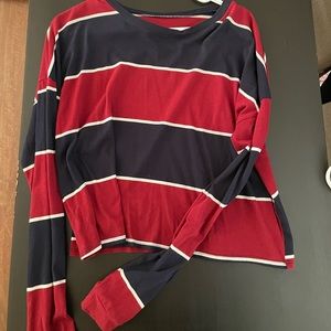 Long sleeved Charlotte Russe crop top